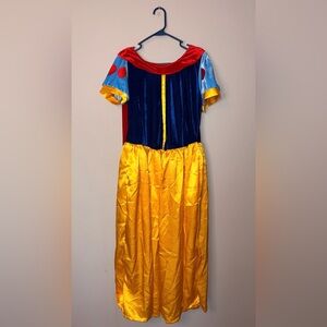 Classic Yellow & Blue Women's Halloween Princess Dress Snow White